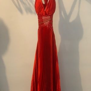 Red evening dress size 10 used once
